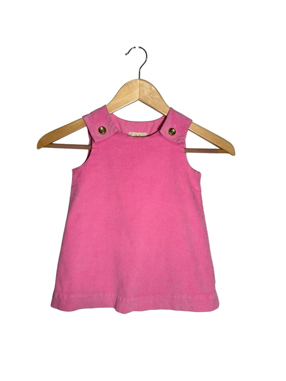 The Beaufort Bonnet Company Juliet Jumper Pink Corduroy Dress